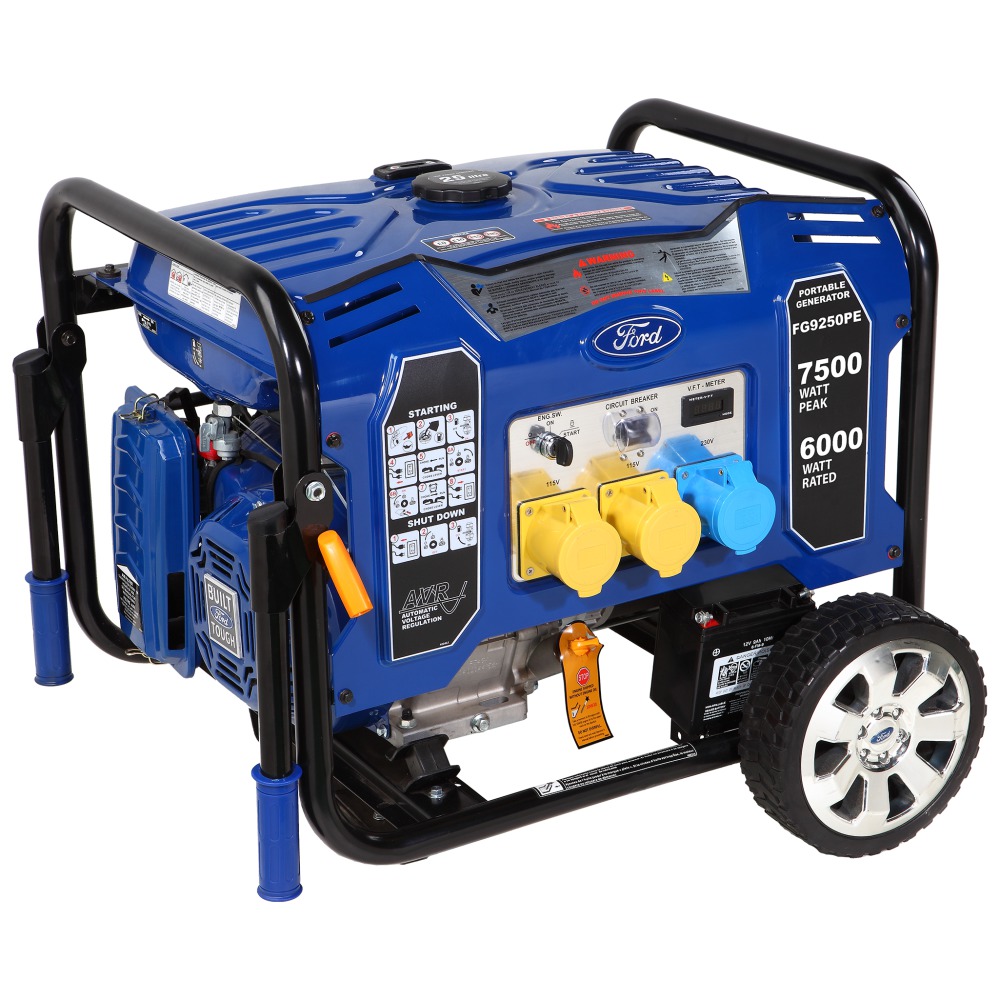 FG9250PE Petrol Generator 7.5kw | Ford Power Equipment